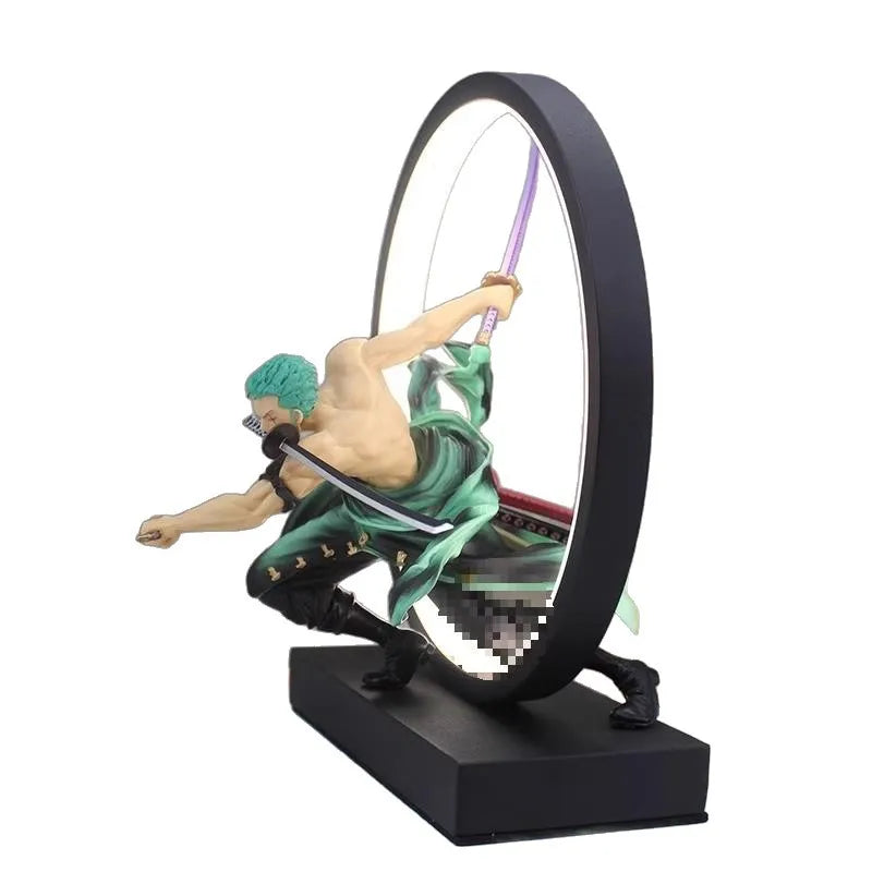 Plug in One Piece Zoro Anime Figure Lamp Kamado Nezuko night light Dimmable Night Light cool Gift Boy Birthday gifts
