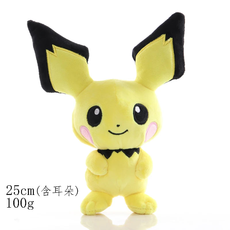 Cute Pikachu Plush Toy Pokemon Charmander Squirtle Bulbasaur Stuffed Doll Eevee Scorbunny Gengar Snorlax Christmas Gifts