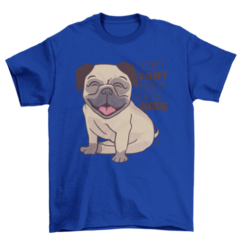 Pug kiss t-shirt