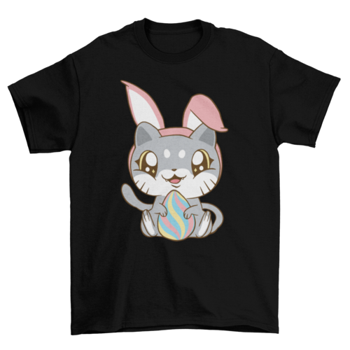 Easter kitty t-shirt